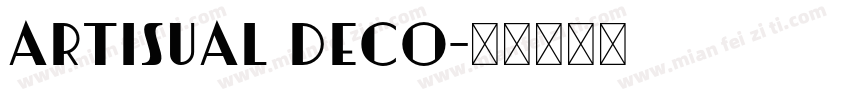 Artisual Deco字体转换